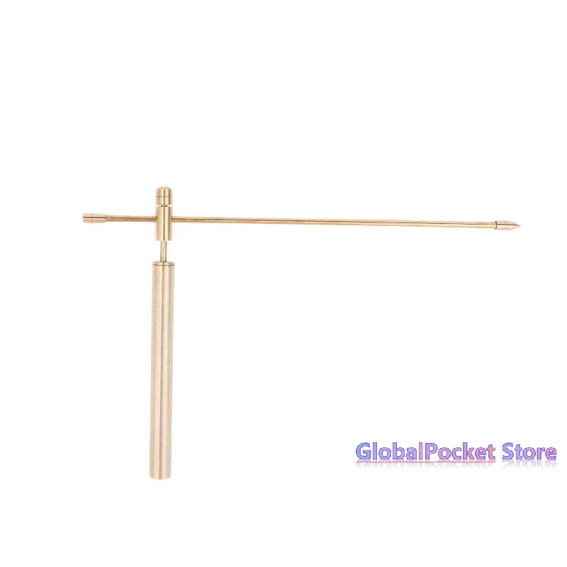 Brass Dowsing Rod With High Sensitivity And Storage Box Perfect For Water Divining Treasure Hunting Spiritual Energy Healing Use view 5