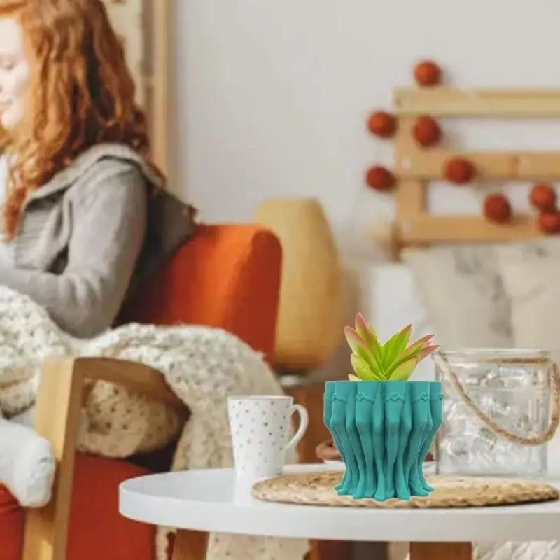 

Суккуленты Цветочный Горшок Смола Силиконовая Форма Подходит для Diy Сад Бетон Цветочный Горшок Подсвечник Ремесла Домашний