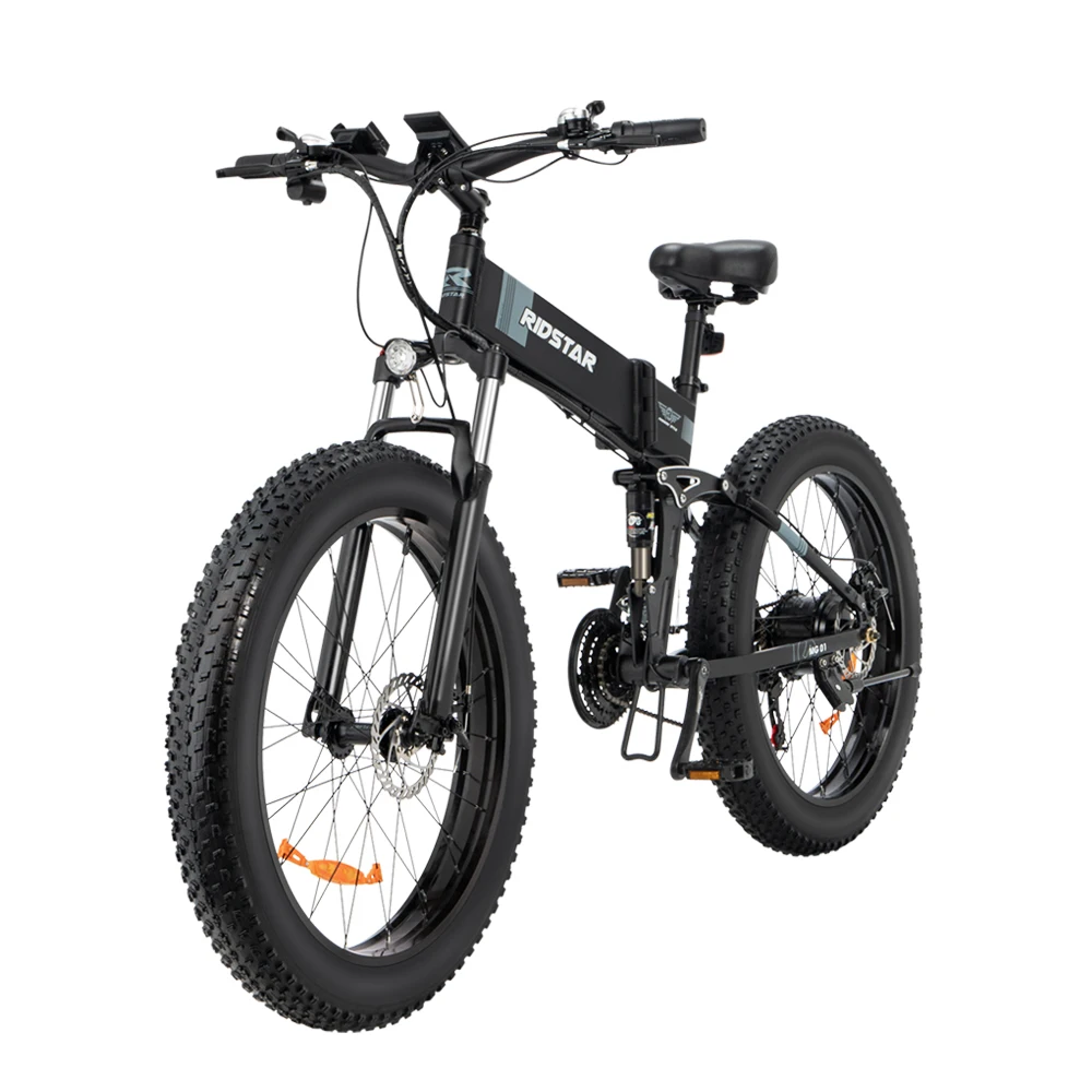 

1000W Folding Electric Mountain Bike: 48V 26 Inch Fat Tire City Ebike [Stock in EU]