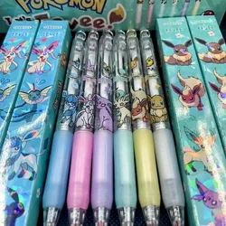 Bolígrafo de Gel de dibujos animados Pokémon, embalaje láser limitado, papelería de aprendizaje para estudiantes, bolígrafos Rollerball negros, utensilios de oficina