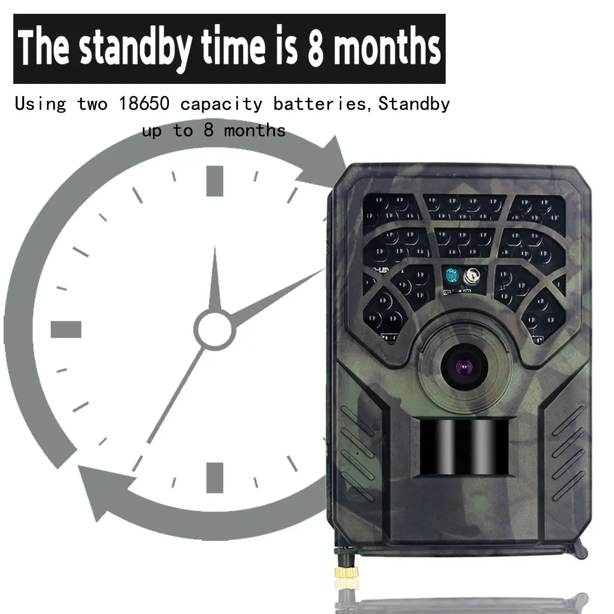 PR300C Hunting Camera 12MP 1080P 120 Degrees PIR Sensor Wide Angle Infrared Night Vision Wildlife Trail Thermal Imager Video Cam