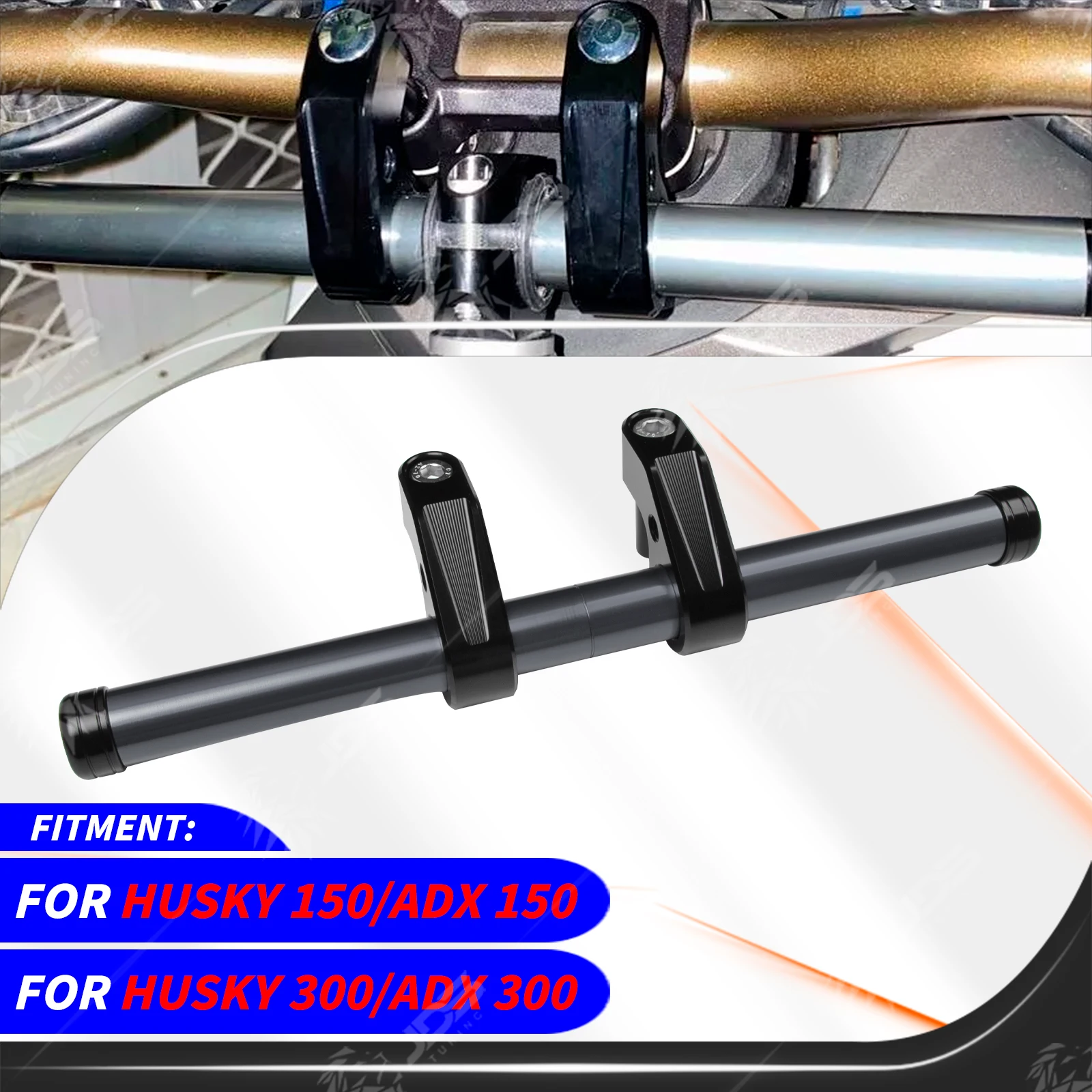 For SYM ADX/HUSKY 150/300 Handlebar Grab Crossbar Child Safety Handrail Phone Navigation Holder Bracket Accessories Parts