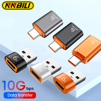 NNBILI 6A USB To Type C OTG Adapter 120W USB-C Male To Type-c Female Charger Converter for Macbook Samsung Data Transfer Adapter