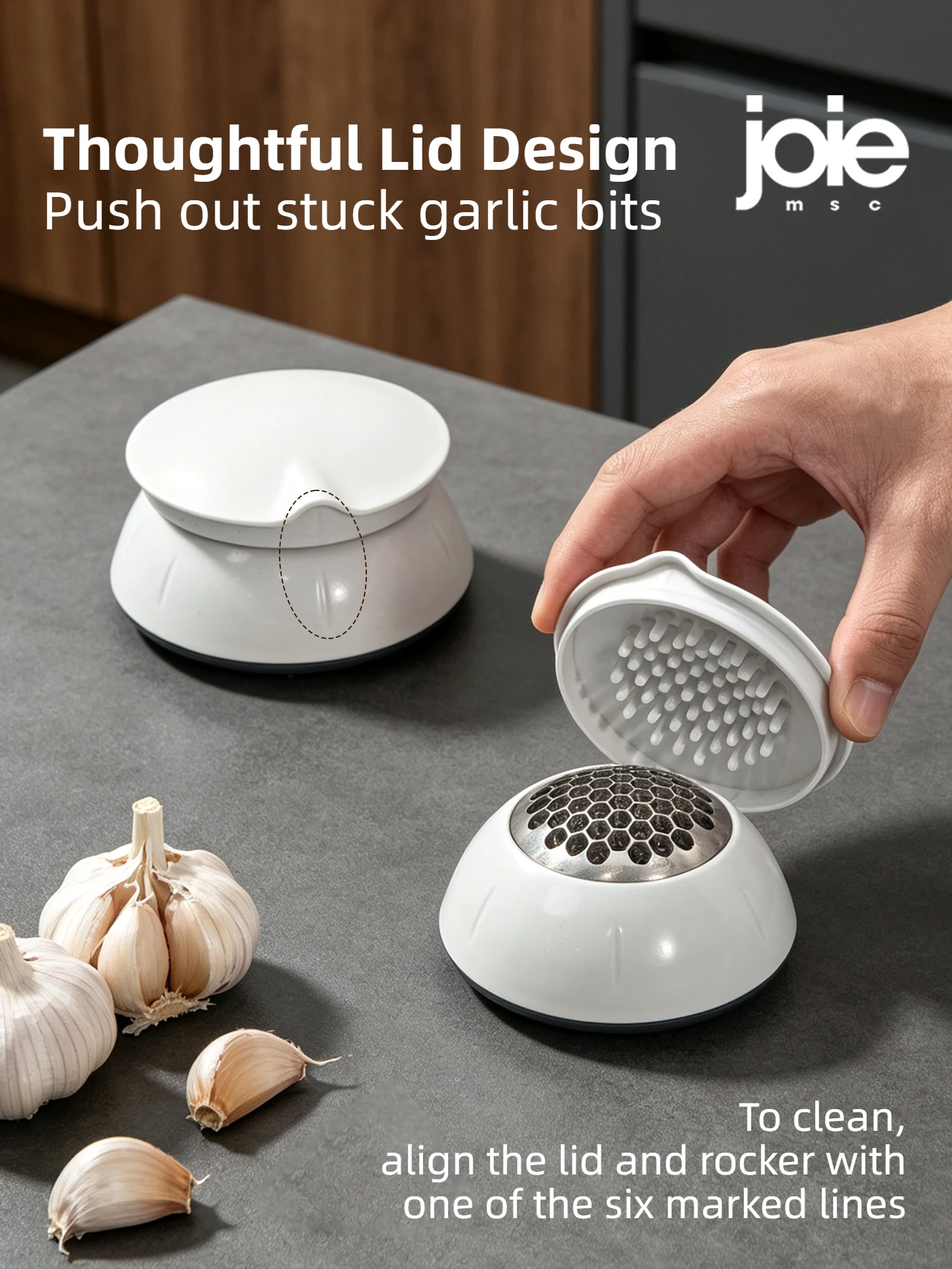 Joie ガーリックロック 手動ガーリックプレス 家庭用ガー - Kitchen Gadgets Joie のレビューと価格