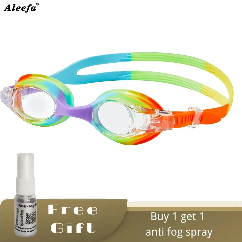 Kids anti-fog Swimming Goggles,Swim Glasses Kid,UV Protection,No Leaking,for Ages 3-14Y Girls Boys