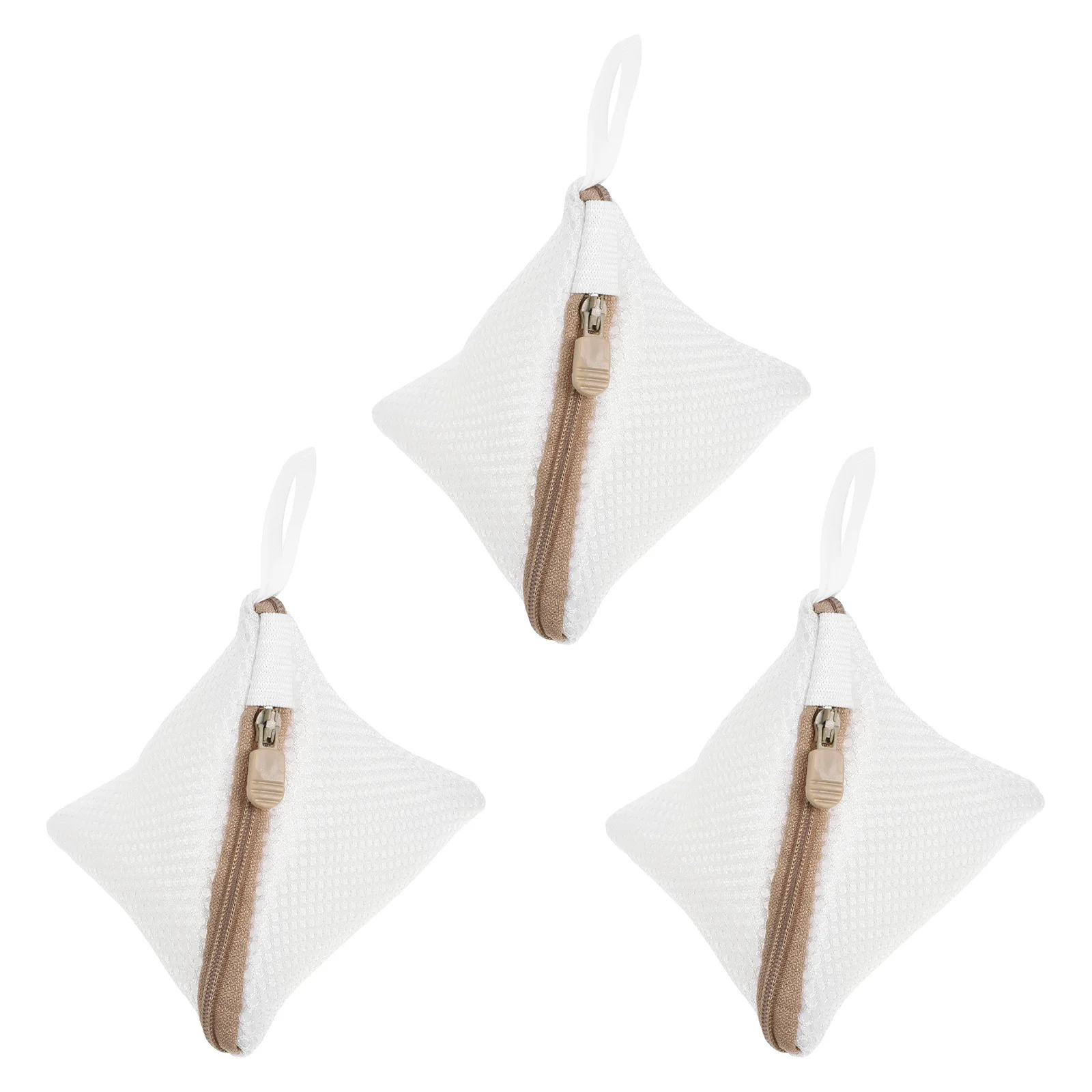 

3pcs Mini Triangle Mesh Laundry Bags For Washing Machine Delicate Socks Underwear Small Wash Bag Travel Organizer Fine Mesh Net