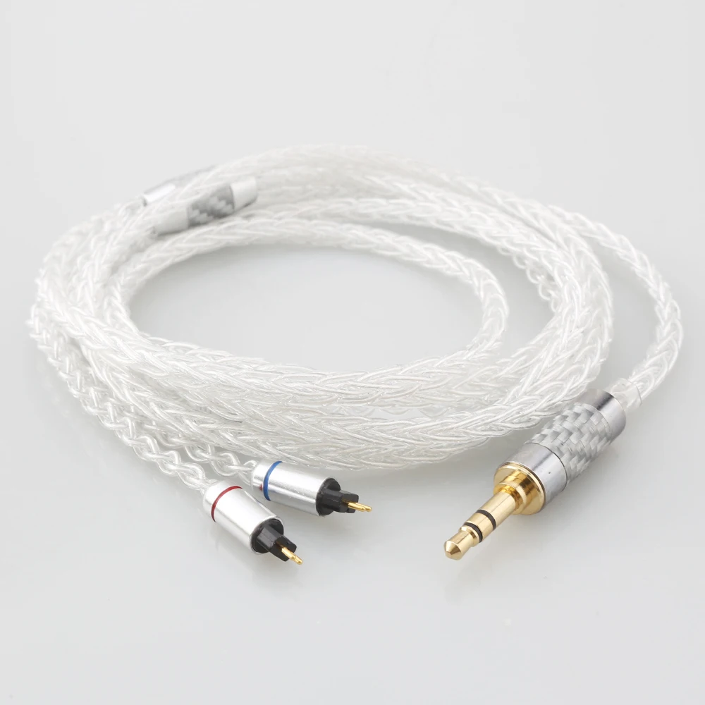 

HiFi 3.5mm 4.4mm 4Pin XLR 8Cores Pure Silver Earphone Replacement Upgrade Cable BL03 V80 KZ ZS10 PRO ZS10 AS10 ZS6 ZST ZSR TRN