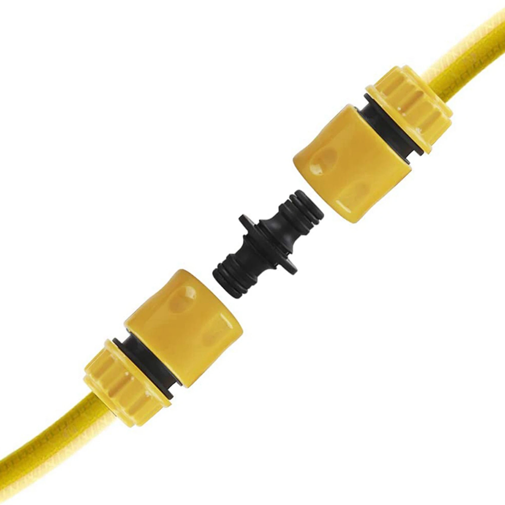 A19F-40 Pcs Garden Hose Connector Set, Connector Hose End Connector Double Hose Connectors Extender Hose Quick Connectors