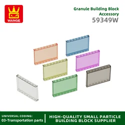 Wange 17Pcs/lot 59349 1x6x5 Houses Wall Building Blocks MOC Accessories Compatible With Bricks Children Toys Gift Box