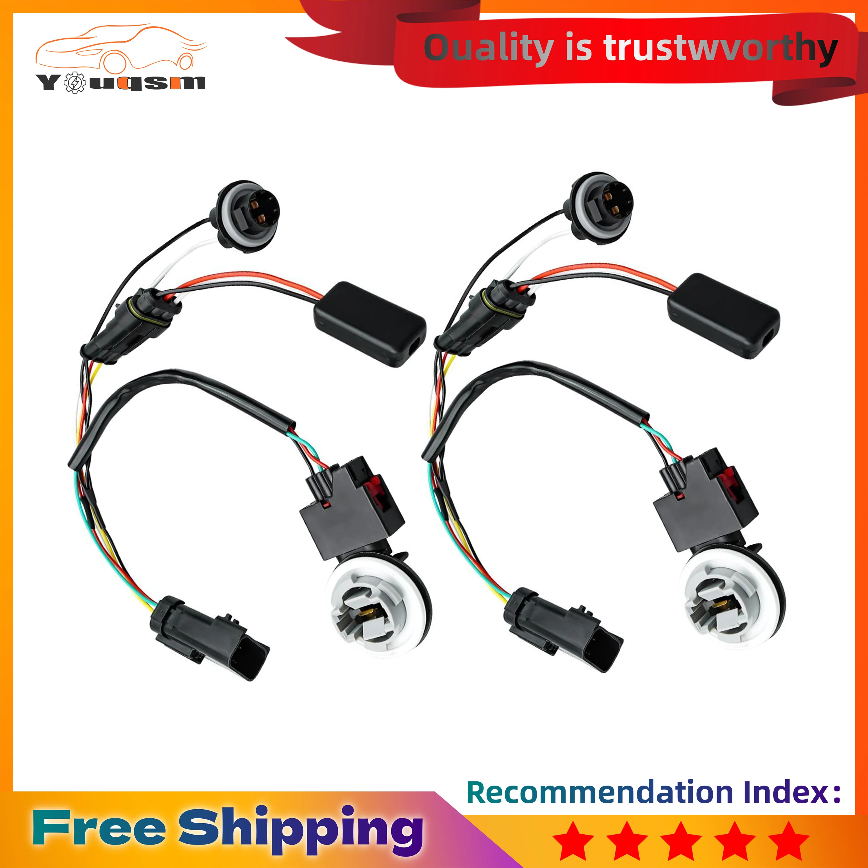 

Tail Light Converter Wire Kit for Dodge RAM 1500 2013-2022 2500 3500 2013-2018 1500 Classic 2019-2023 OE# 55277415AA 55277414AA