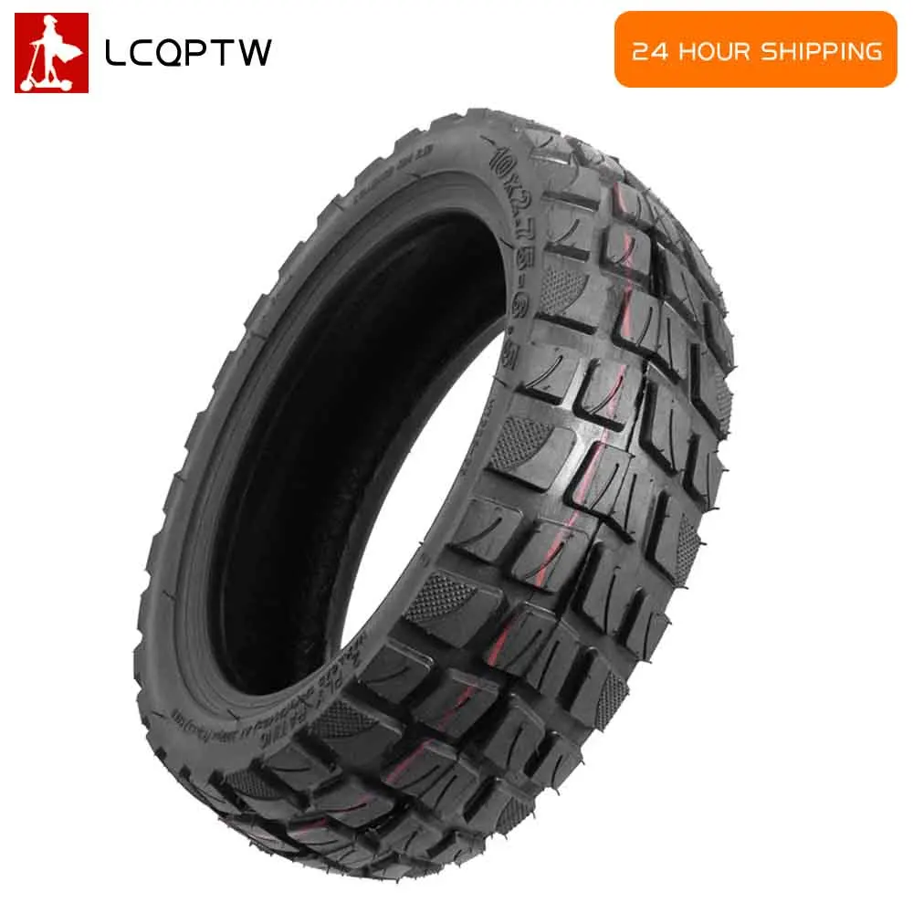 10 Zoll 10x2,75-6,5 Offroad-Reifen Vakuumreifen Tubeless Kickscooter Verschleißfester Gummireifen für Elektroroller-Radzubehör
