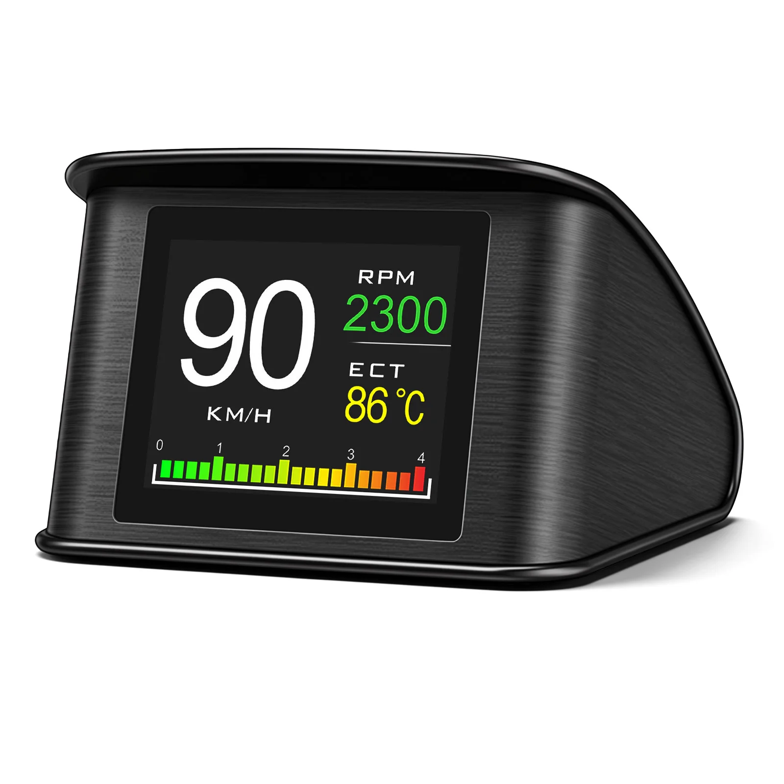 P10 OBD2 HUD Smart Car Head-up Display TFT LCD Gauge Speedometer Battery Voltage Oil Pressure Coolant Temp On-board Computer