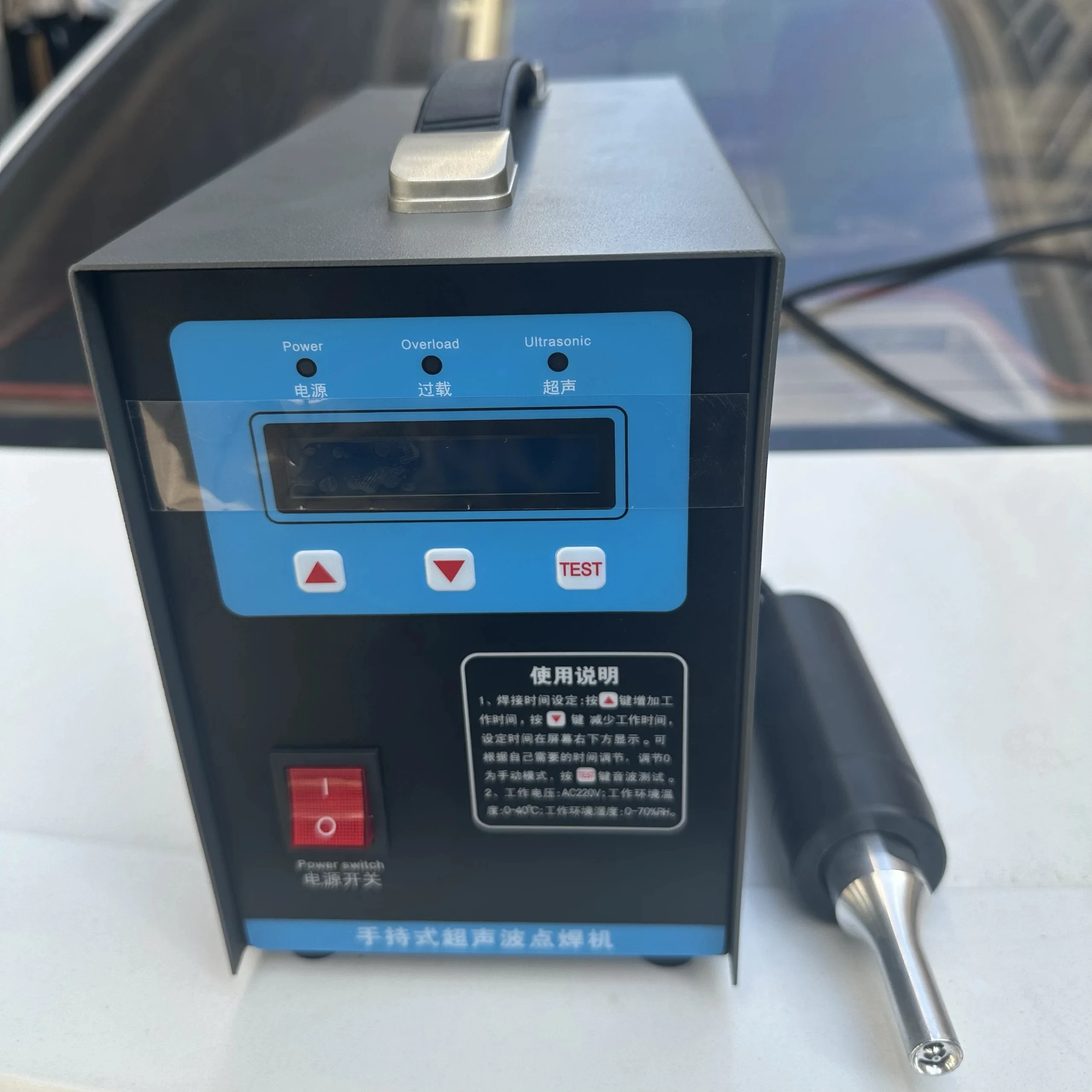 

KL-2807 35KHz 1000w Automobile Atmosphere Light Modification Handheld Ultrasonic Plastic Welding Machine