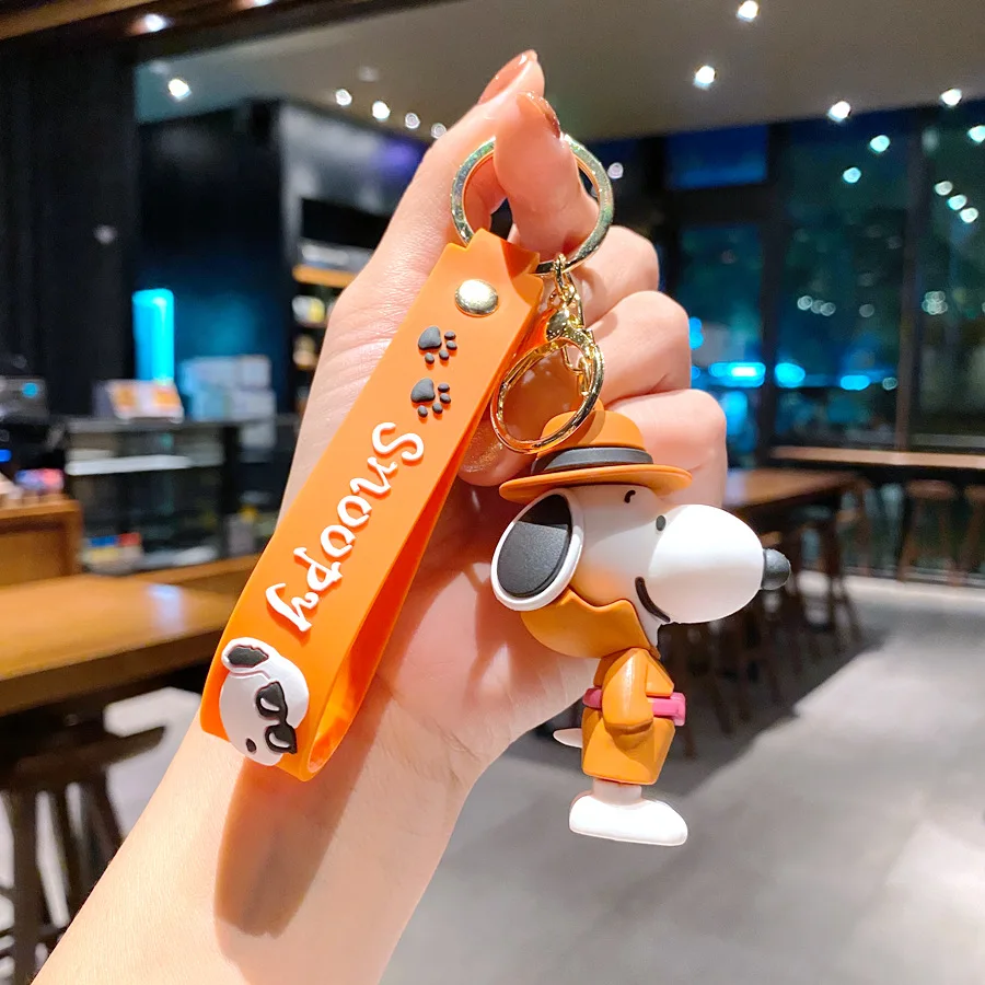 سنوبيس المفاتيح الكرتون نموذج لجسم دمية كيرينغ لطيف صبي فتاة حقيبة زينة الاطفال اللعب هدايا عيد الميلاد لعبة