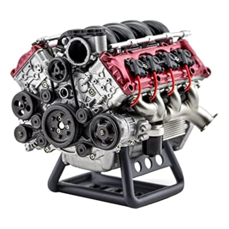 

Mini V8 Engine Running Kit, Ax90104 Scx10 Second Generation Capra VS4-10 Pro Ultra