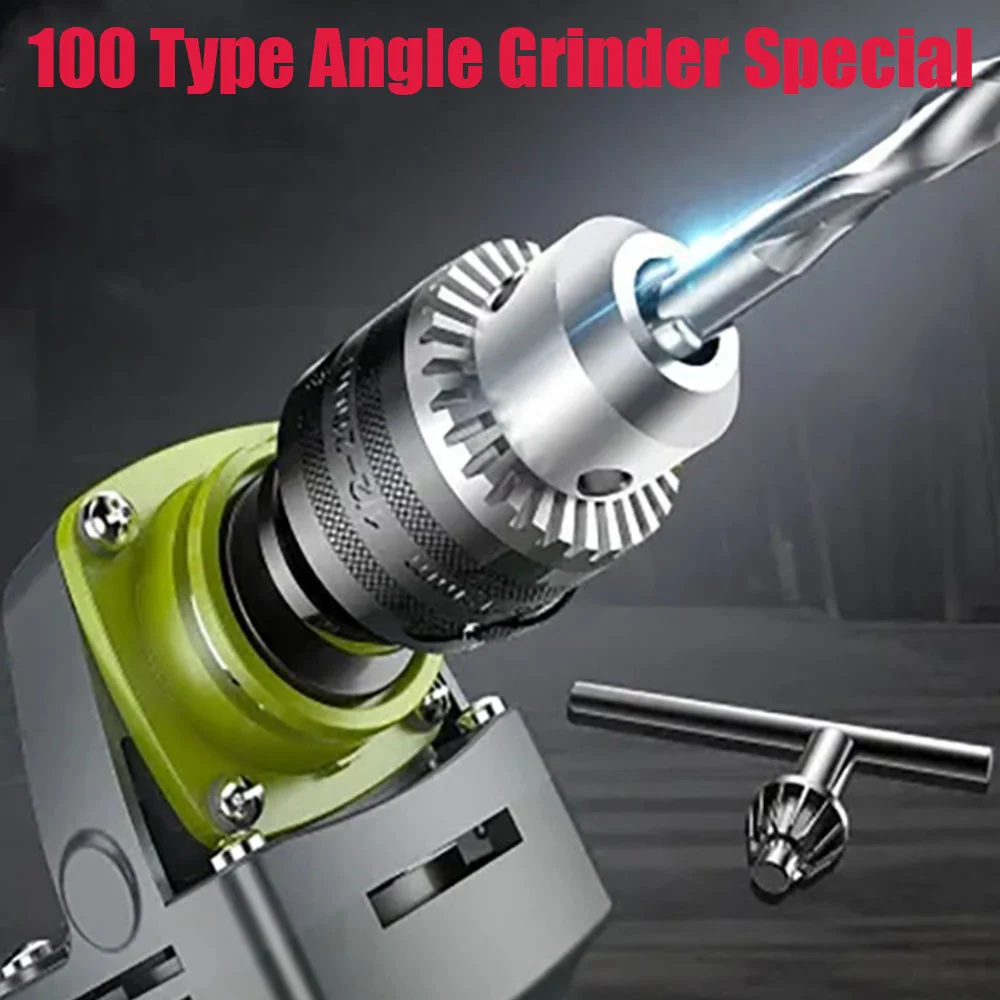 

4Inch Electric Angle Grinder To Electric Drill Chuck 10mm Chunk Holder Drill Convert Adapter Collet 1.5 Coarse Thread Accessory