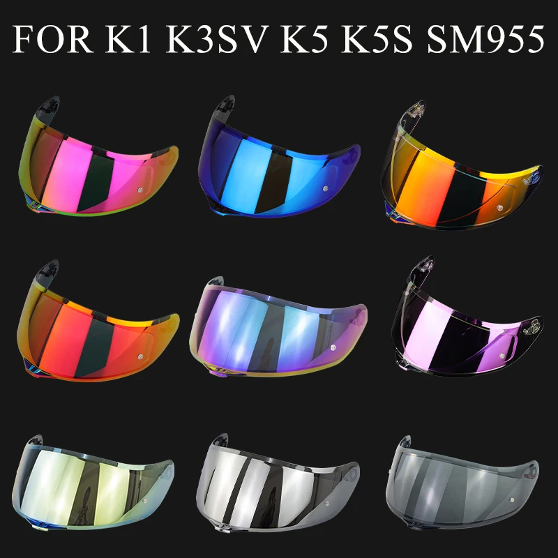 Motorcycle Helmet Visors For K5 K5S K3SV K1 Windshield Shield Motorbike Equipment Visors Soman Moto Helmet Lens For SM955