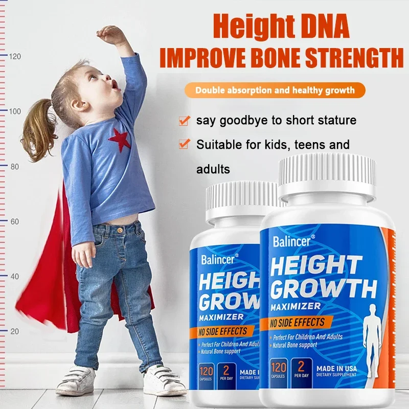 Bone Growth Supplement - Contains Multiple Vitamins To Increase Bone Density, Improve Osteoporosis and Promote Joint Health