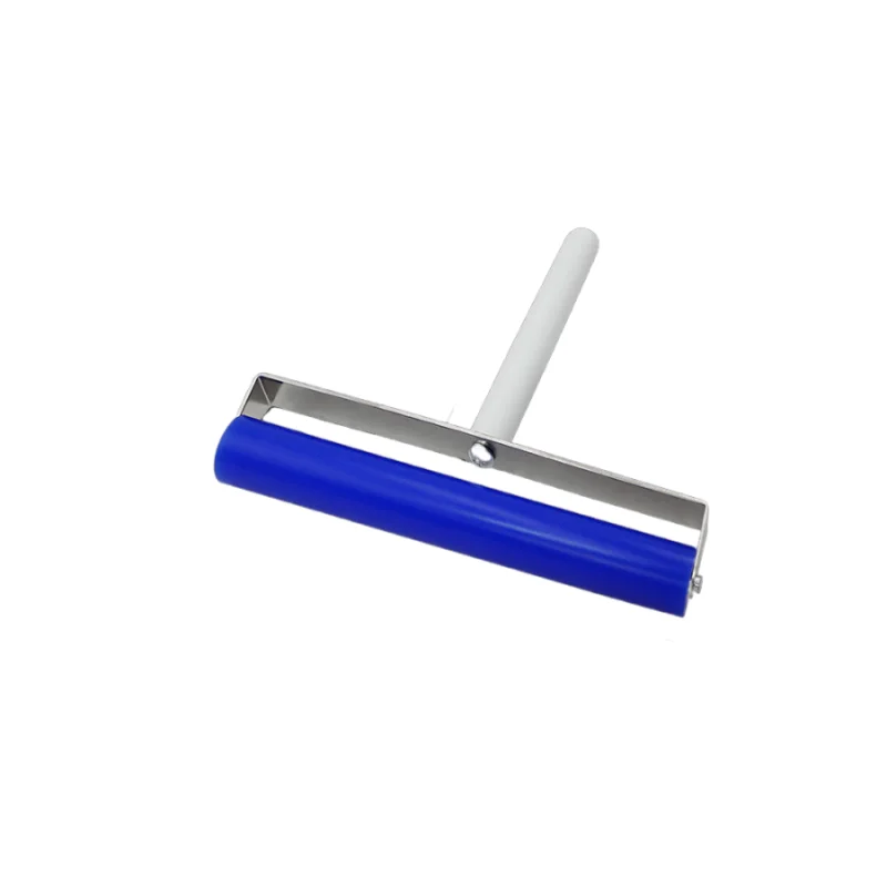 Rodillo de silicona para reparación de ordenador portátil, herramienta de rodillo azul Antiestático de gran tamaño para pantalla de vidrio frontal de teléfono, 15cm, alta calidad