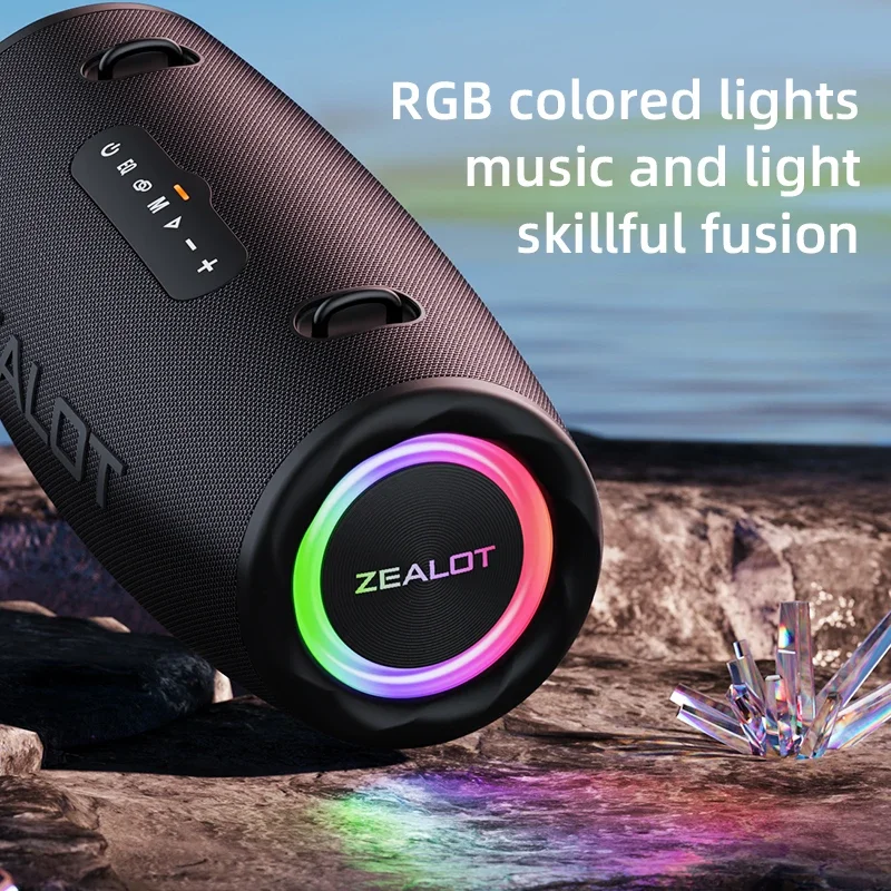 Zealot-S87 Outdoor Portable Wireless Bluetooth Speaker 80W High