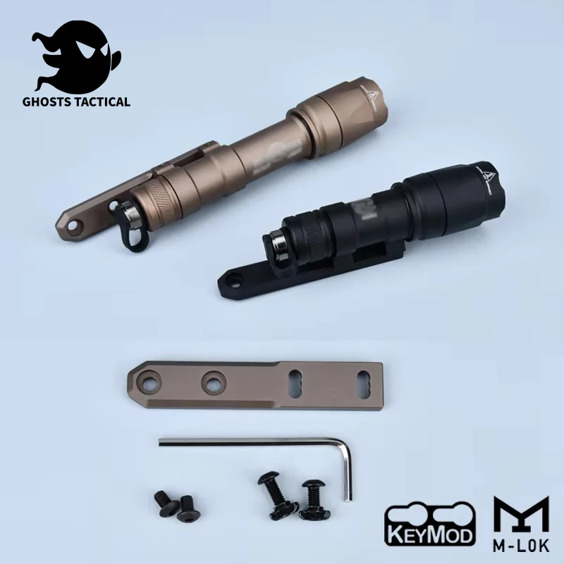 

Surefir M300 M600 Inline Scout Light Adapter Mount Tactics Flashlight Dual function Remote Switch Airsoft LED Weapon light Base