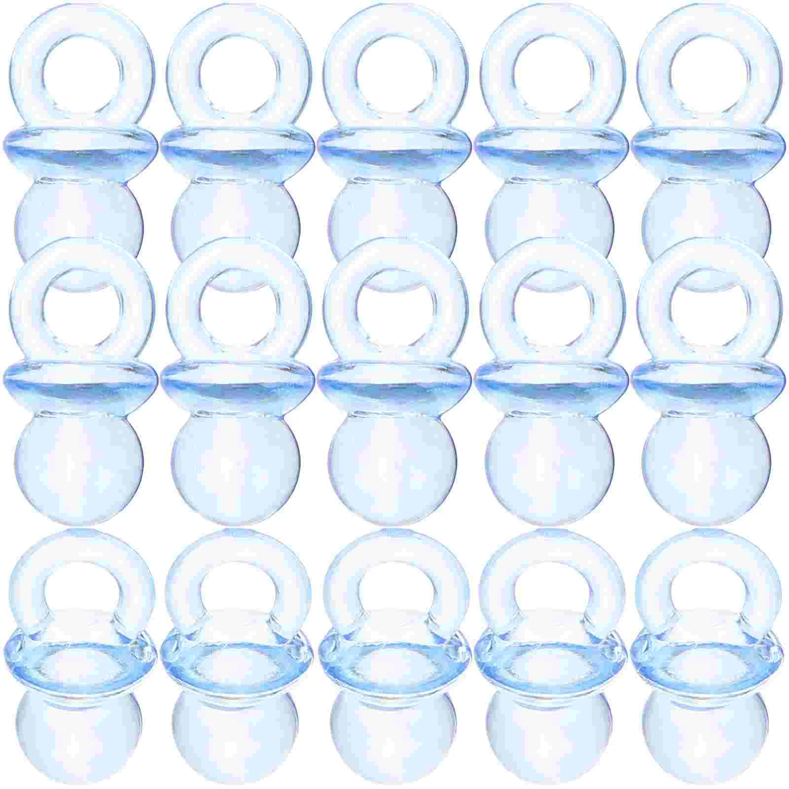 

100 Pcs Baby Pacifiers Ornament Mini Bag Fillers Decorations Model Acrylic DIY Supply Child