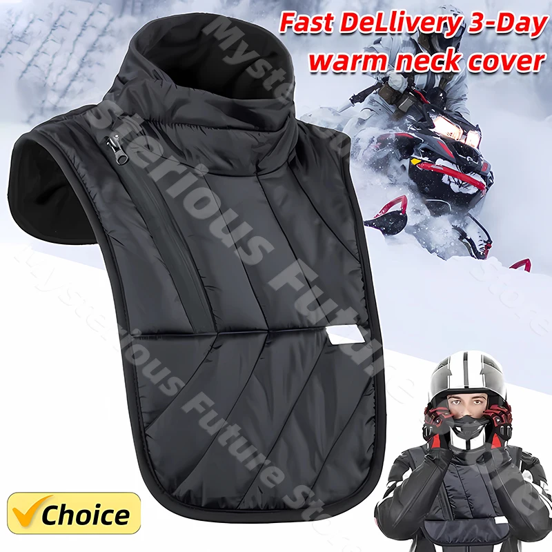 

Motorcycle Scarf Motorcyclist Rider EV Chest Neck Protector Collar Universal Windproof Warmer Scarf Bib Motorcycle Accessories