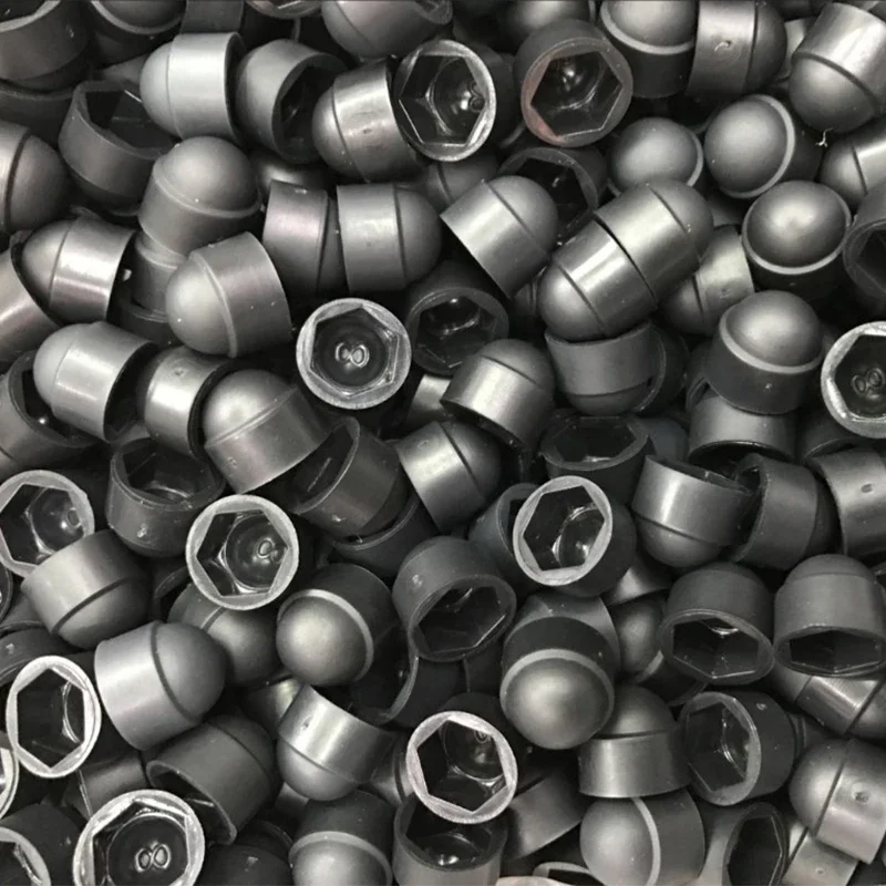 Bolt Nut Dome Protection Caps Covers Exposed Hexagon Plastic Screw Ring Fasteners 50/100pcs Front Rear Door Deco Car Motorcycle