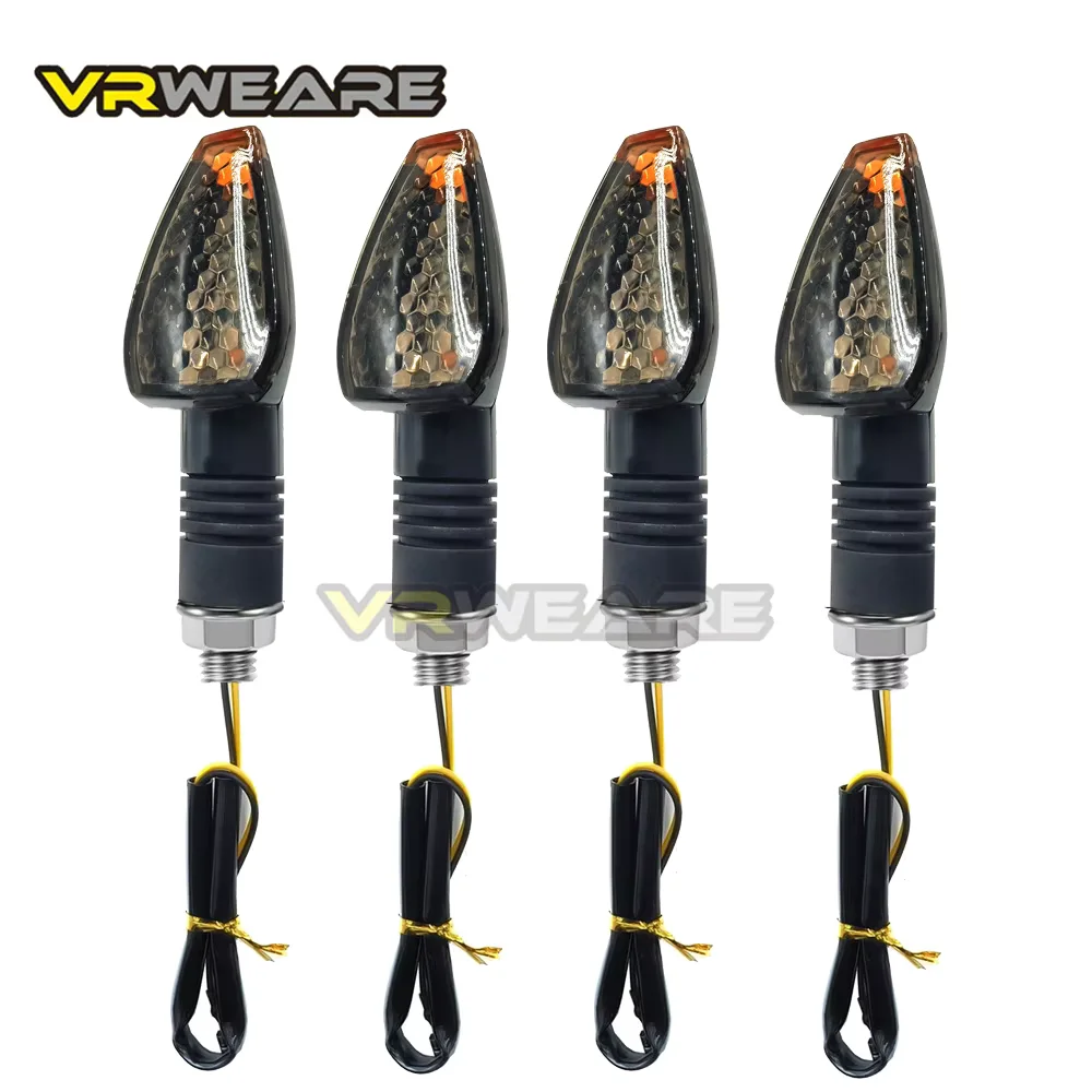 

4 шт. универсальные СВЕТОДИОДНЫЕ Сигналы поворота для мотоциклов, индикатор короткого поворота, аксессуары янтарного цвета