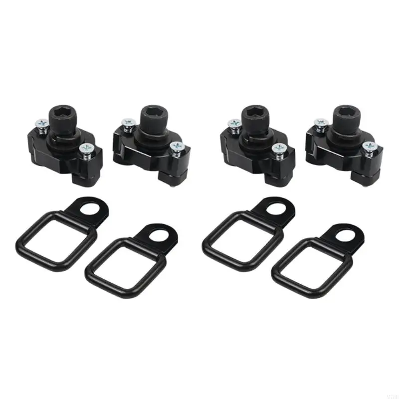 M76E Aluminium D-Loop Cargo Hardware 2/4 Stück, geeignet für den Transport von UTV-Montageblöcken – Detail 2