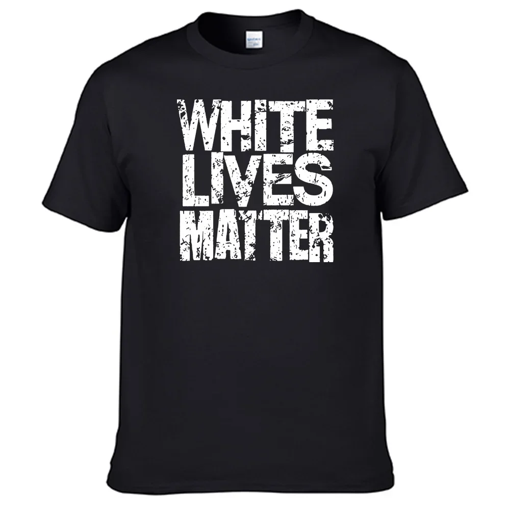 White Lives Mater T Shirt 100% Cotton Men T-Shirt Top Sales