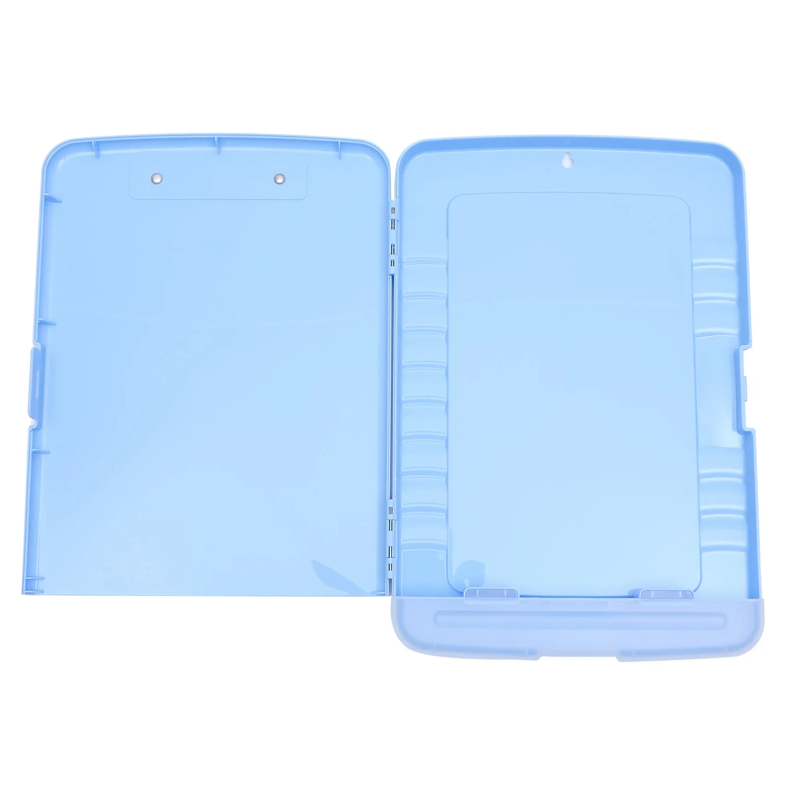 

Holder Plastic Document Box Foldable File Storage Case Organizer Clipboard A4 Paper Notebook Pen Holder Pp Material