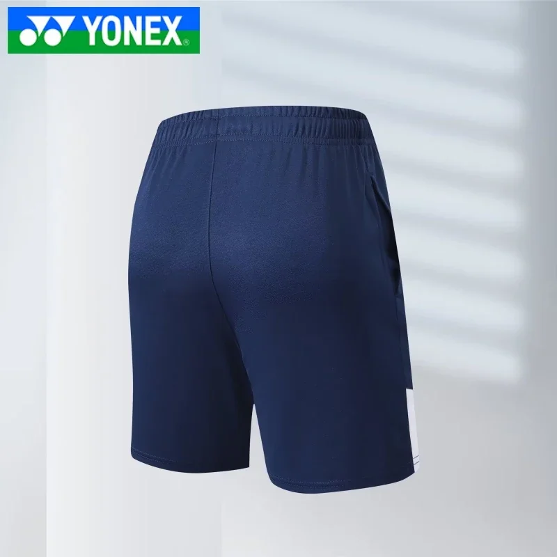 YONEX men's and women's breathable quick drying badminton jacket men's bottom shorts casual sports shorts