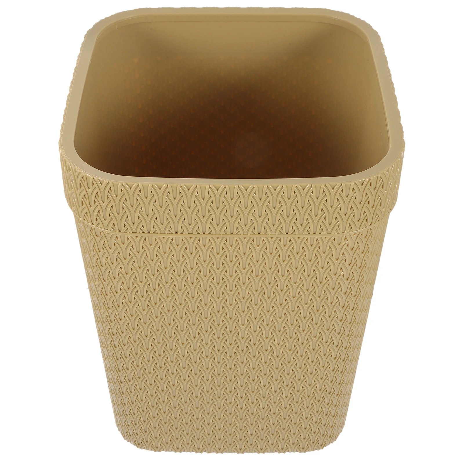 

Retro Style Trash Can Plastic Wastebasket for Living Room Household Garbage Bucket Decorative Waste Paper Container Bedroom