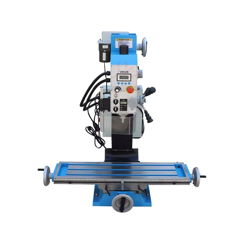 VM32B Multifunctional Drilling And Milling Machine Stepless Variable Speed DC Brushless Motor Drilling Tapping Vertical Milling