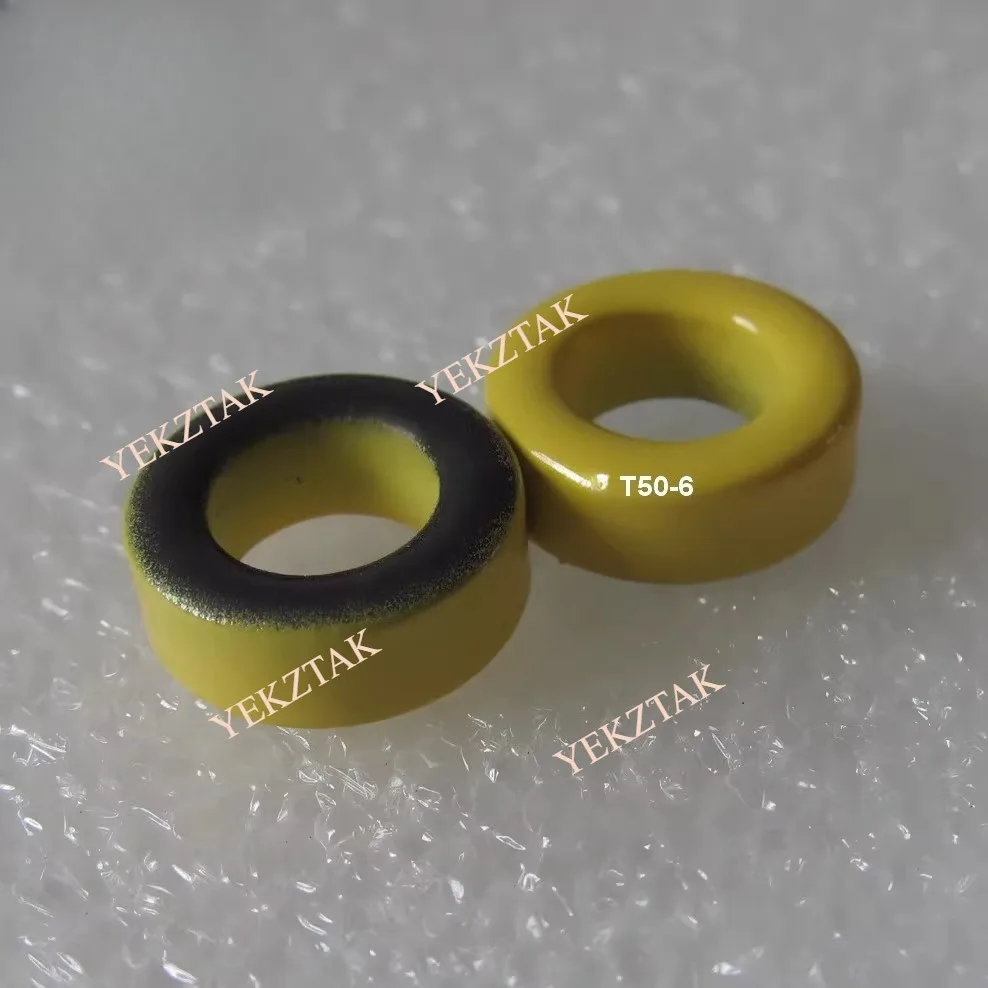 YEKZTAK T50-6 high-frequency transformer magnetic core, filtering/signal anti-interference magnetic ring