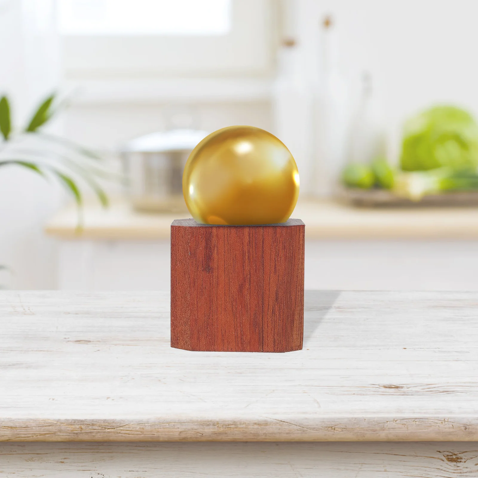 

Wooden Crystal Ball Base Sphere Display Stand Stackable Holder for Stone Storage and Display Crystal-Ball Support Base