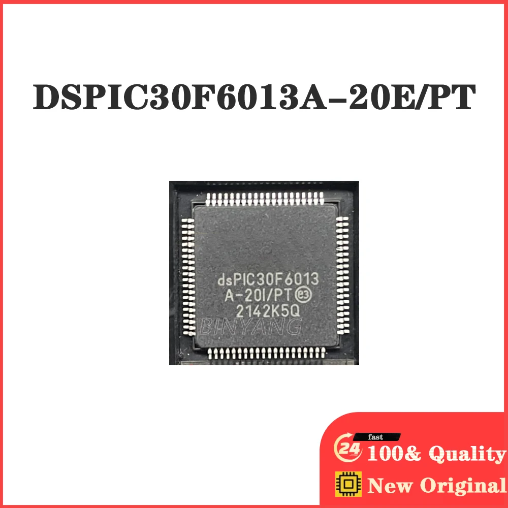 

1pcs/lot DSPIC30F6013A-20E/PT DSPIC30F6013 QFP80 New Original Stock IC Electronic Components