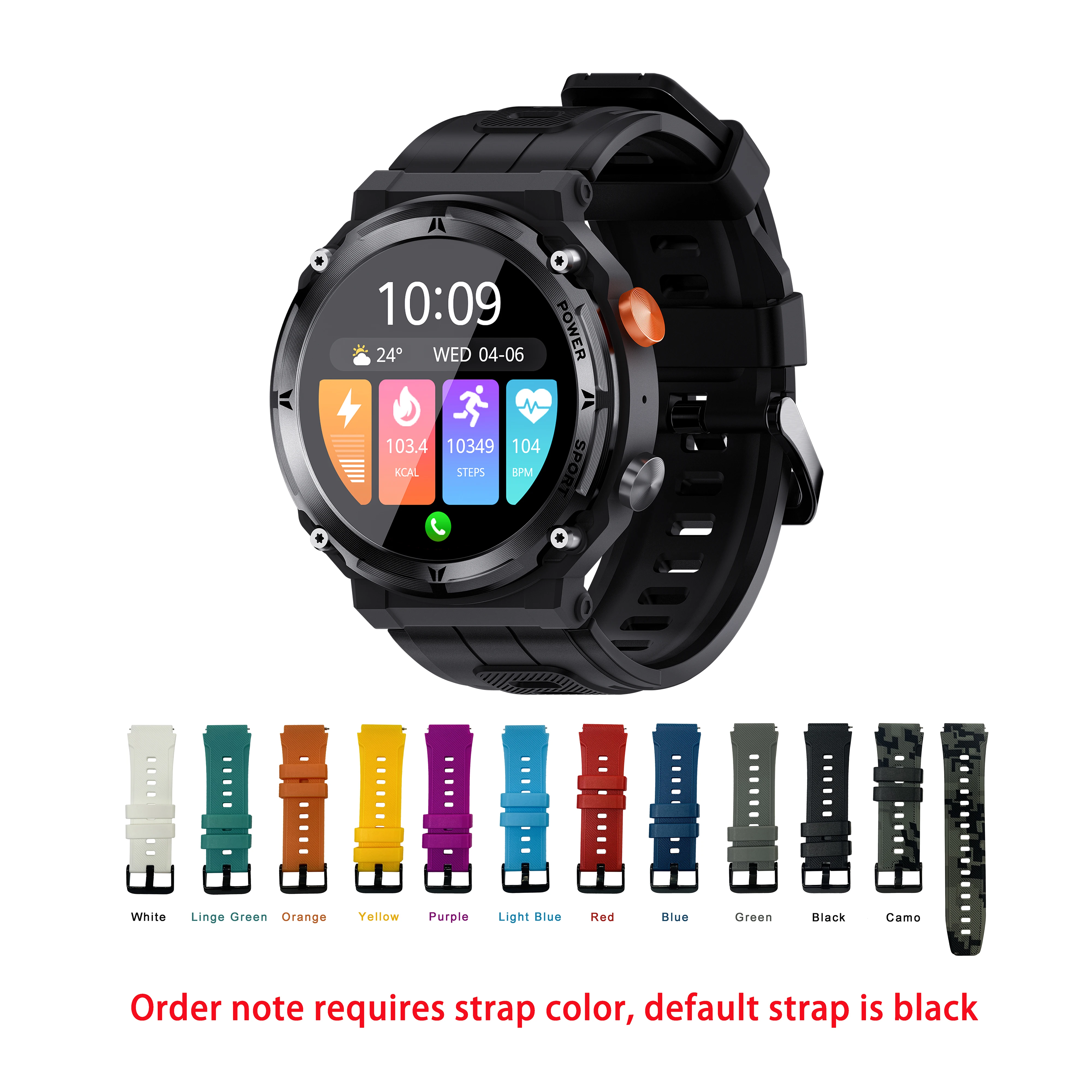 Smart Watch C21 Pro Men Rugged Outdoor Sport AI Voice Assistant water proof Fitness Tracker call answer Smart watch for men