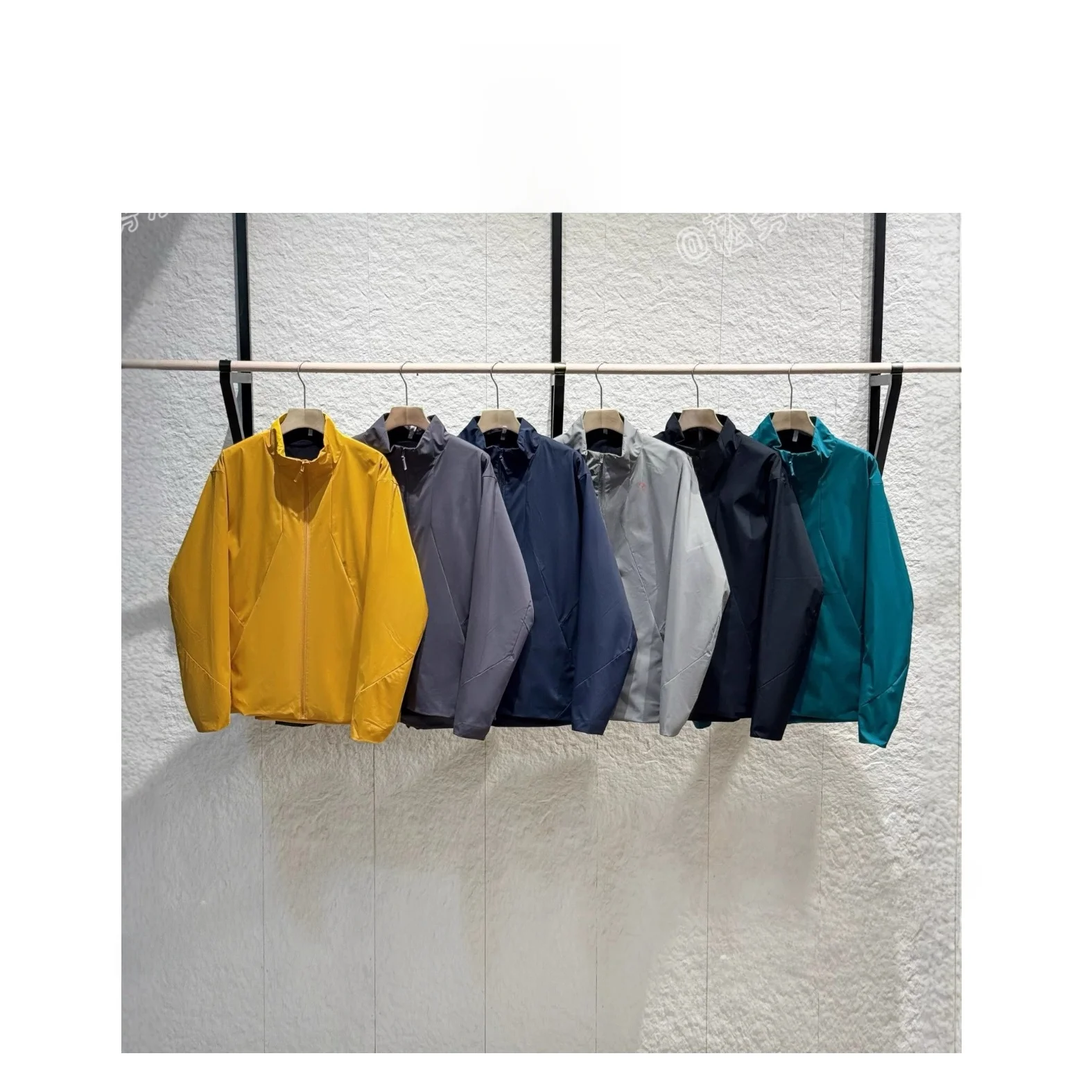 

Outdoor Men's Tech Cotton Stand Collar Jaet Windproof Waterproof Soft ell Busin Bird Home Faion Spring Autumn