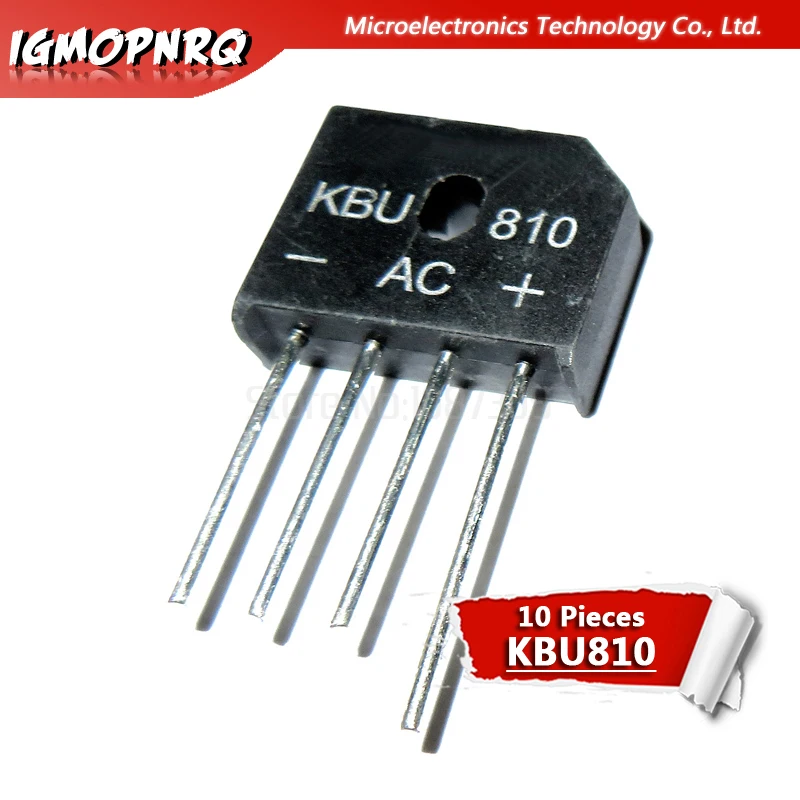 10Pcs KBU810 KBU-81…