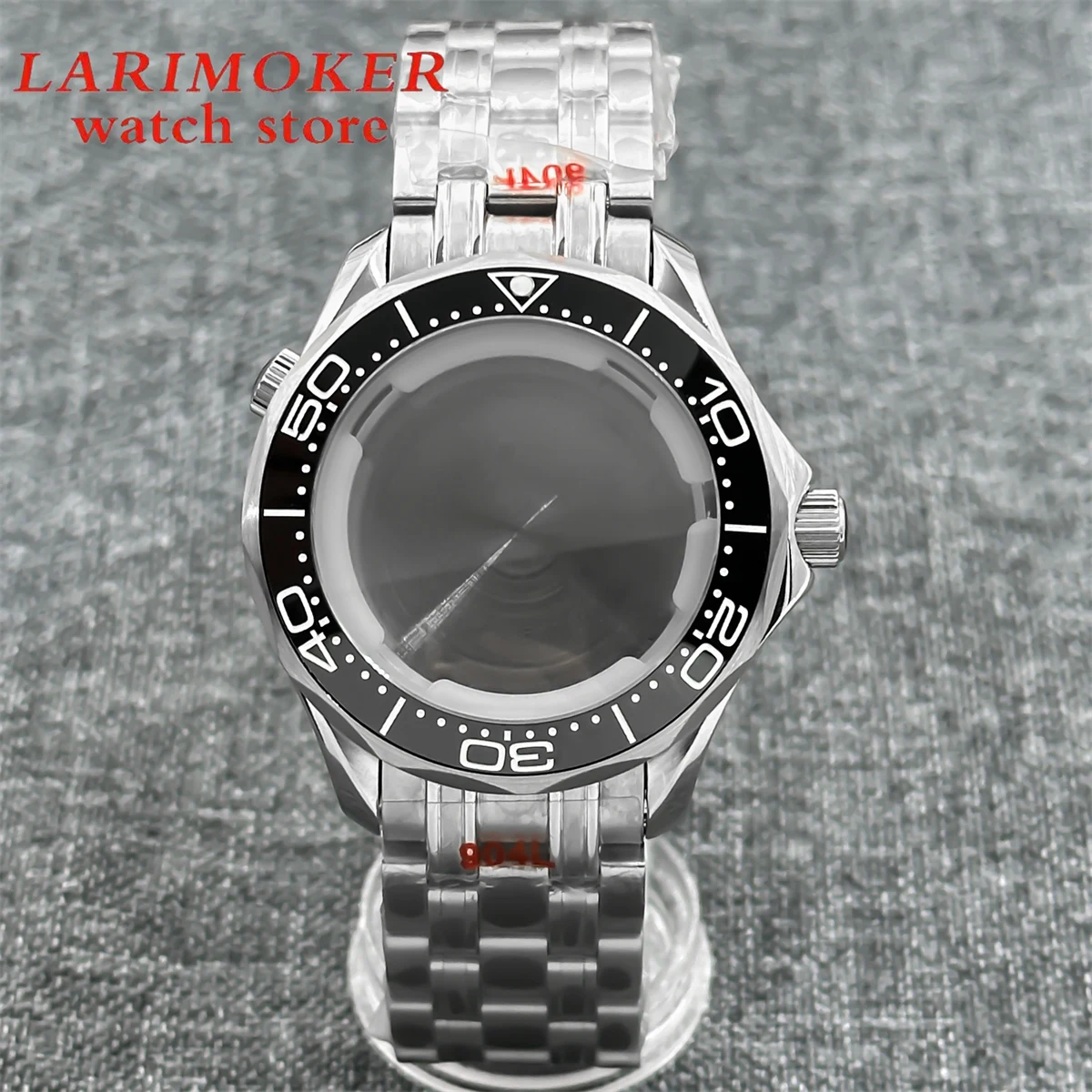 BLIGER-estuche cepillado de acero inoxidable 316L, vidrio de zafiro pulido, orejetas de diseño de doble cabeza, 41mm, NH34 35, ETA2824, PT5000