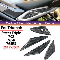 FOR Triumph Street Triple 765 R RS 100% carbon fiber fairing frame inner panel motorcycle accessories 2017-2021 2022 2024