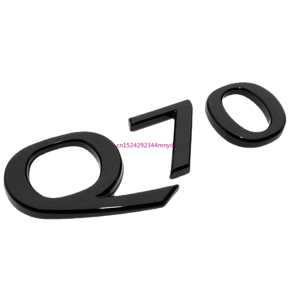 3D ABS For Infiniti Q70S Q70 G37 Rear Trunk  Emblem Letter Badge