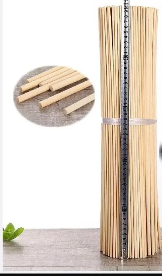 for 50cm*5mm 1050pcs cotton candy bamboo Sticks DIY Round ends bamboo skewers For Marshmallow Spun sugar Candy floss