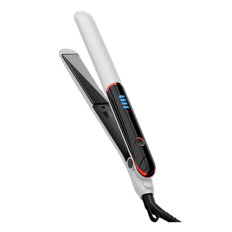 

Professional Flat Iron Hair Straightener Digital Controls Fast Heat-Up Coating Curling Iron