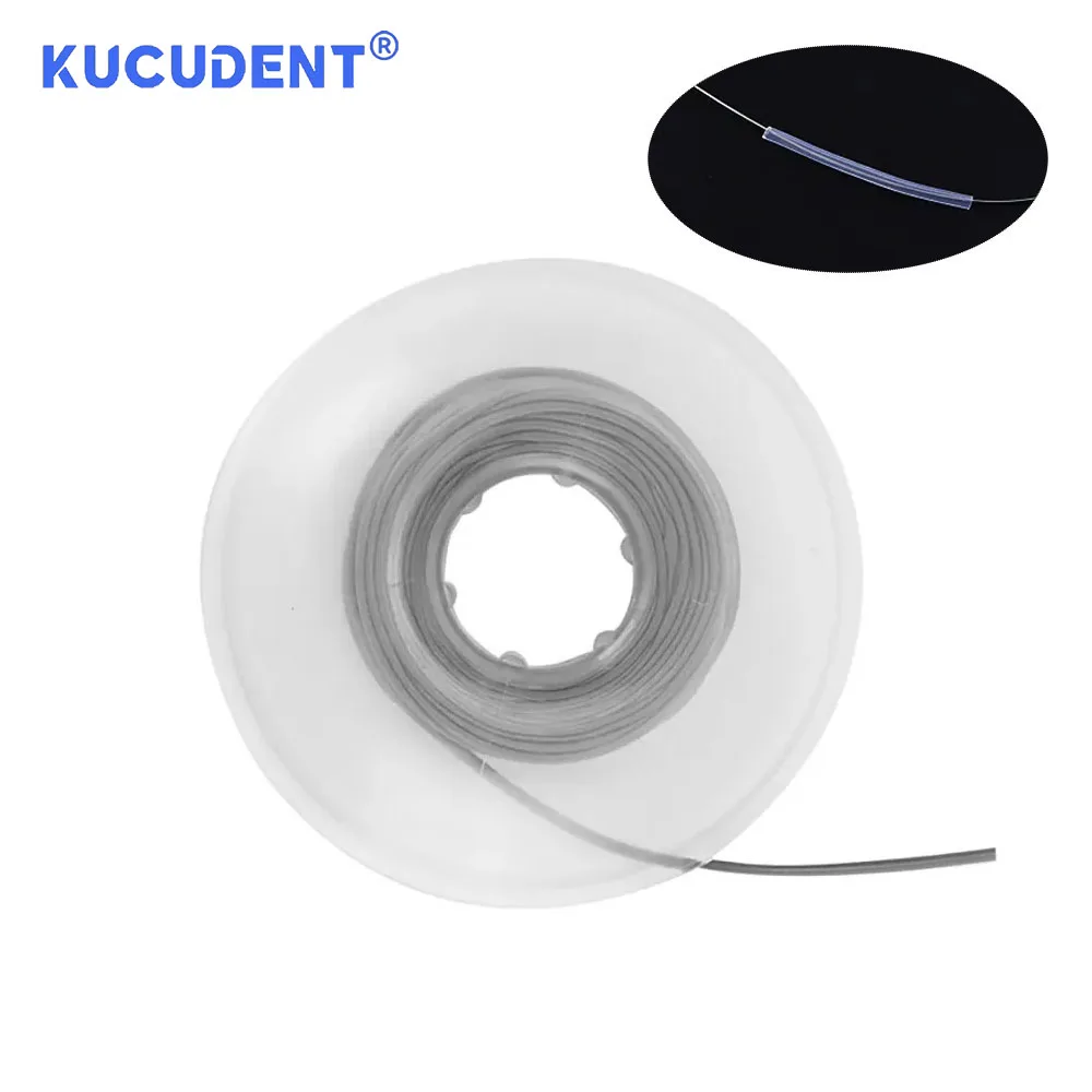 KUCUDENT 1 Roll Dental Orthodontic Archwire Sleeve Wires Plastic Elastic Protective Tube Tissue Guard Dentistry Lab Tools