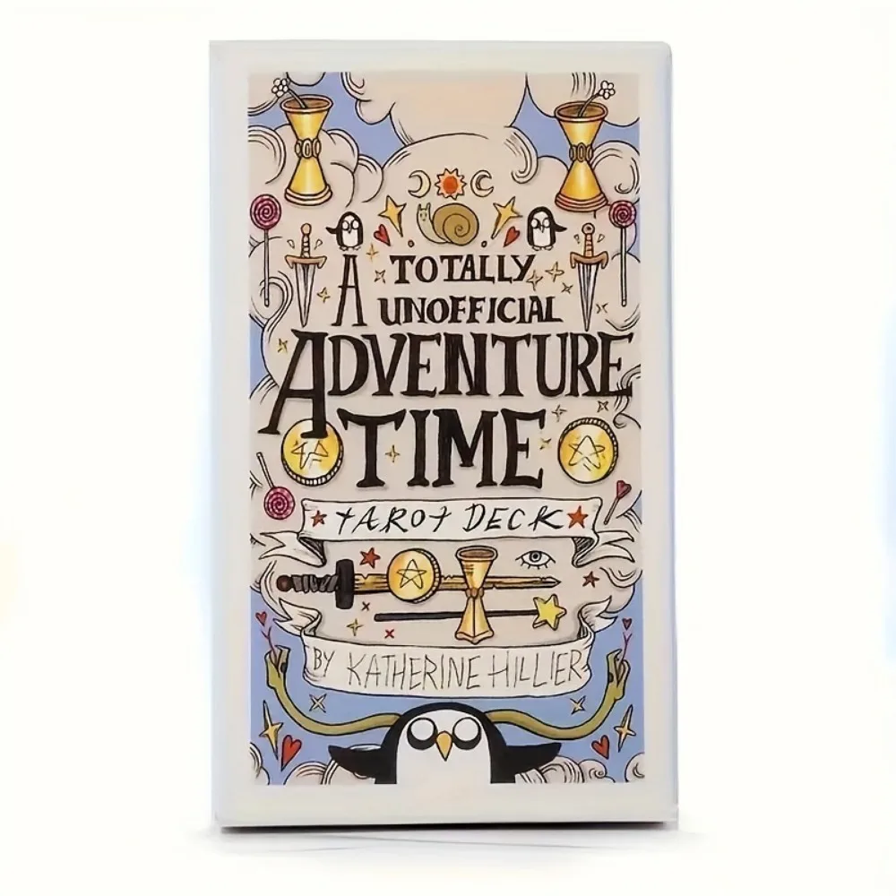 

78pcs/Set Adventure Time Tarot Cards Family Party Prophecy Divination Board Games Party Birthday Gift