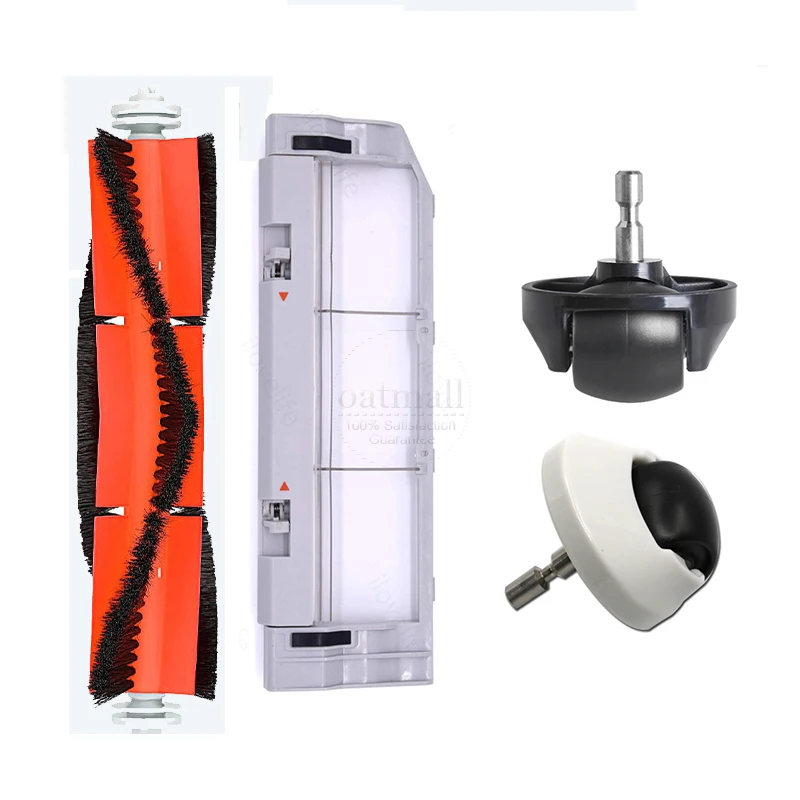 Aksesoris Penyedot Debu Robot untuk XIAOMI MI Roborock S5 Max S50 S51 Xiomi Roborock S6 MaxV Penutup Sikat Rol Bagian Roda
