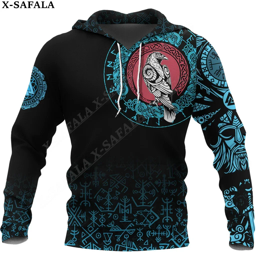 

Odin Raven Celtic Valknut Viking Tattoo 3D Print Zipper Hoodie Man Female Pullover Sweatshirt Hooded Jacket Jersey Tracksuits-6